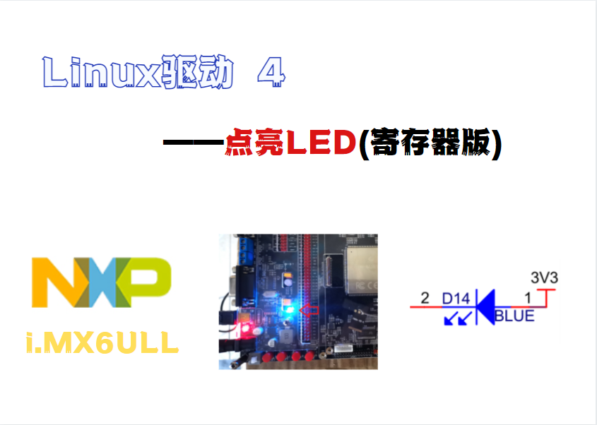 【i.MX6ULL】驱动开发4--点亮LED(寄存器版)